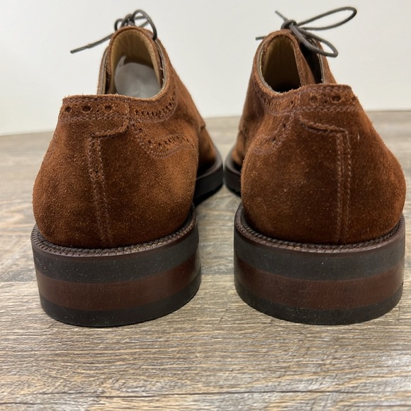 NEW Marco Evani Men’s Italian Sueded Lace Up Shoes Size 10 - Picture 4 of 14